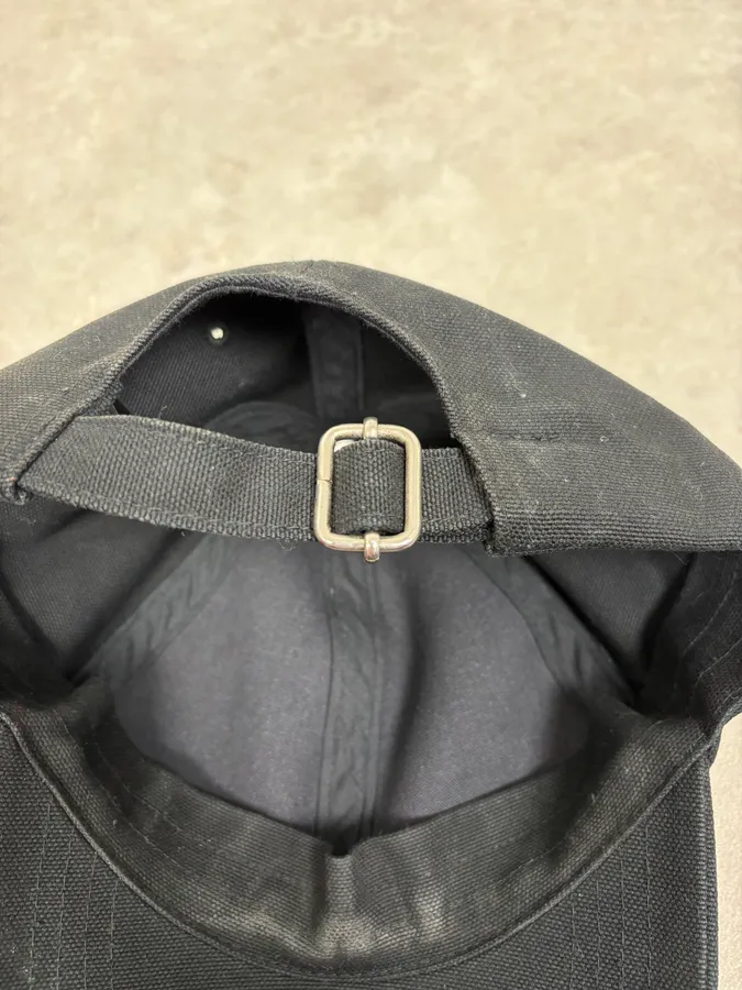 A.P.C. Black Minimalist Baseball Cap - Image 6