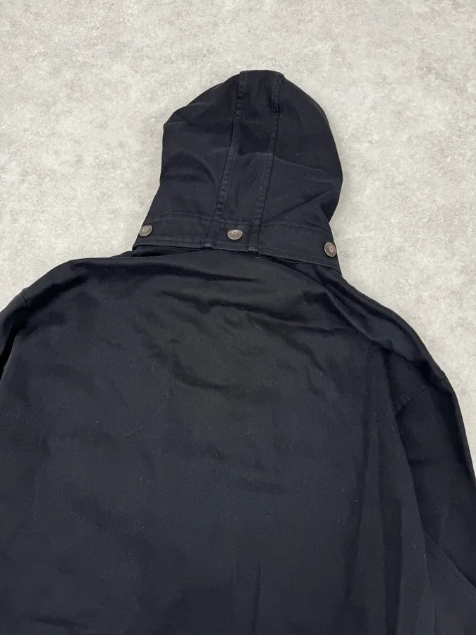 A.P.C. Black Minimalist Parka Jacket - Image 8