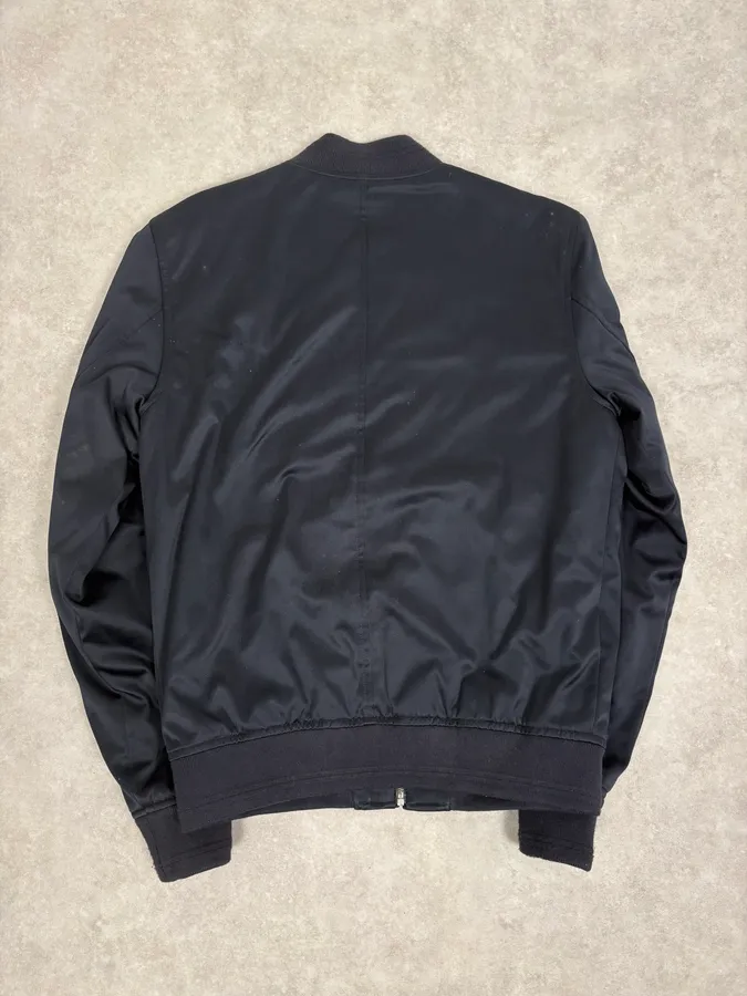 A.P.C. Black Nylon Zip-Pocket  Bomber Jacket - Image 6