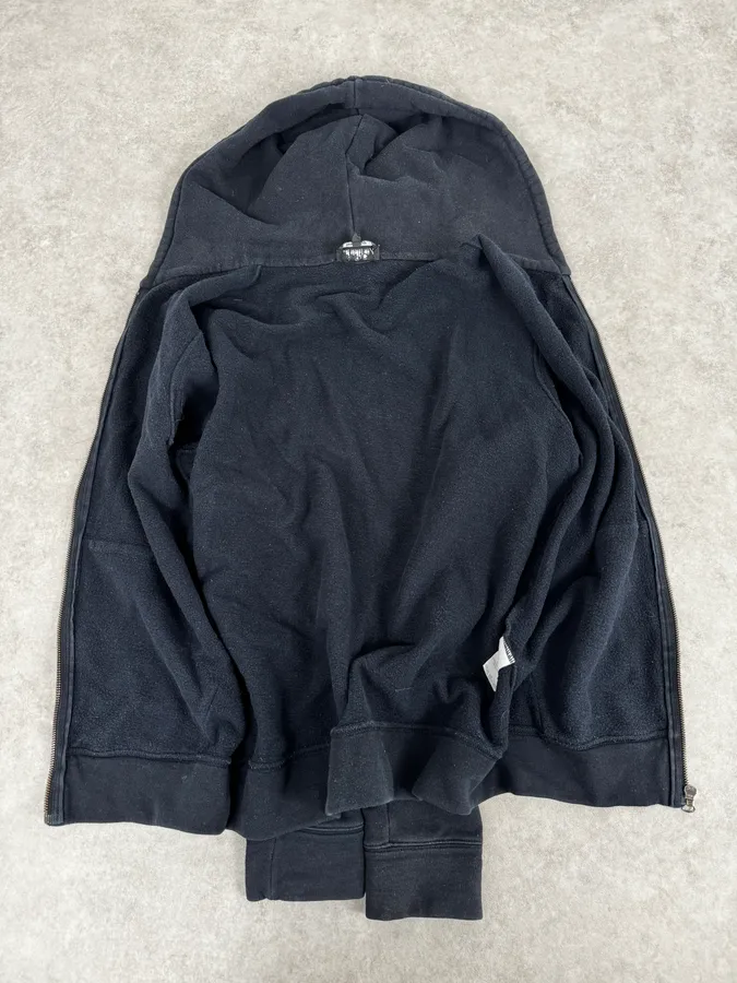 A.P.C. Navy Minimalist Zip-up Hoodie - Image 7