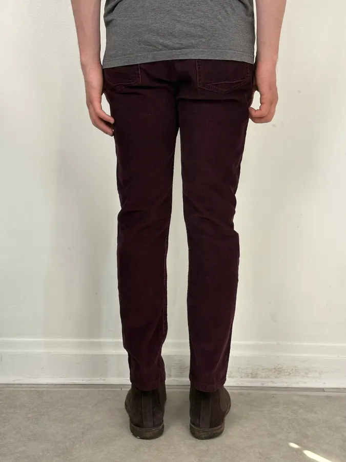 A.P.C. Purple Corduroy Slim Pants - Image 4