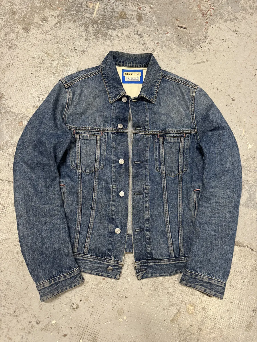 Acne Studios Bla Konst Blue Denim Jacket - Image 10