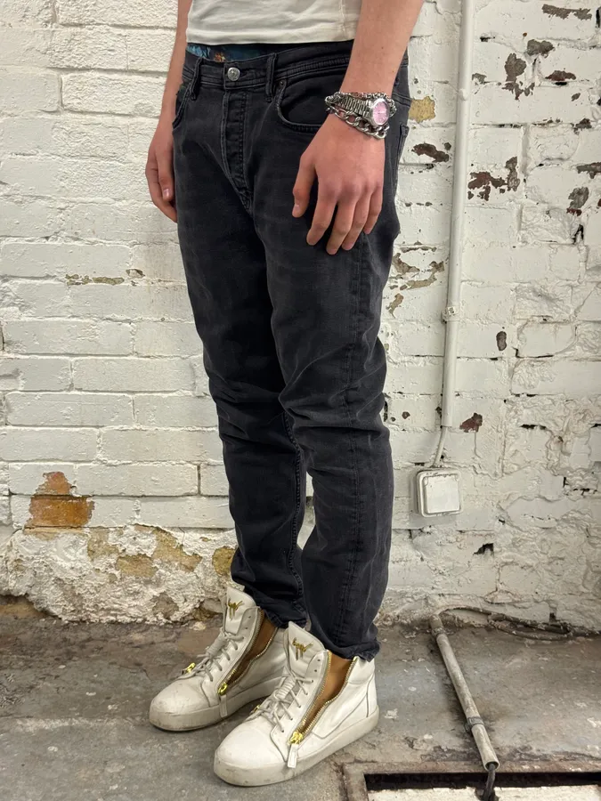 Acne Studios Black Slim Rock Denim Jeans - Image 3