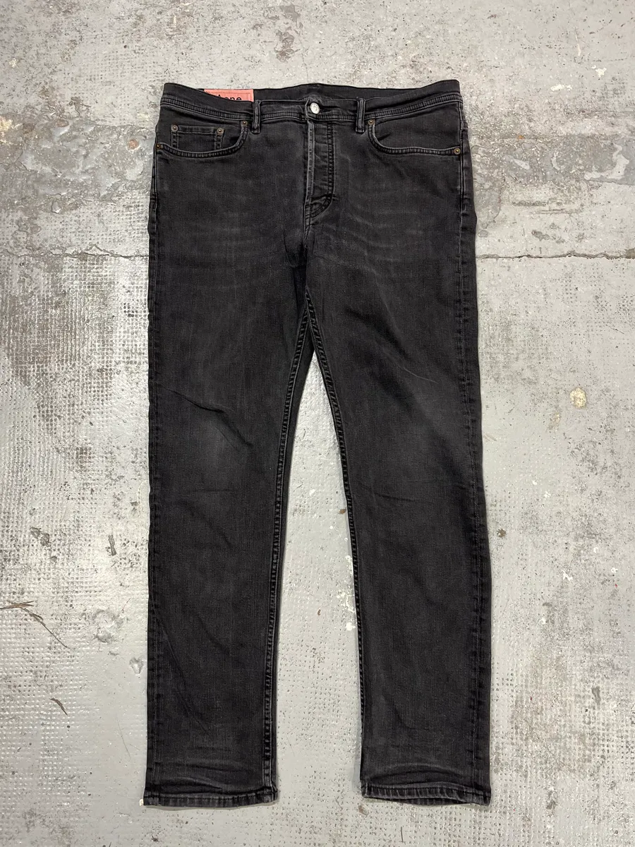 Acne Studios Black Slim Rock Denim Jeans - Image 5