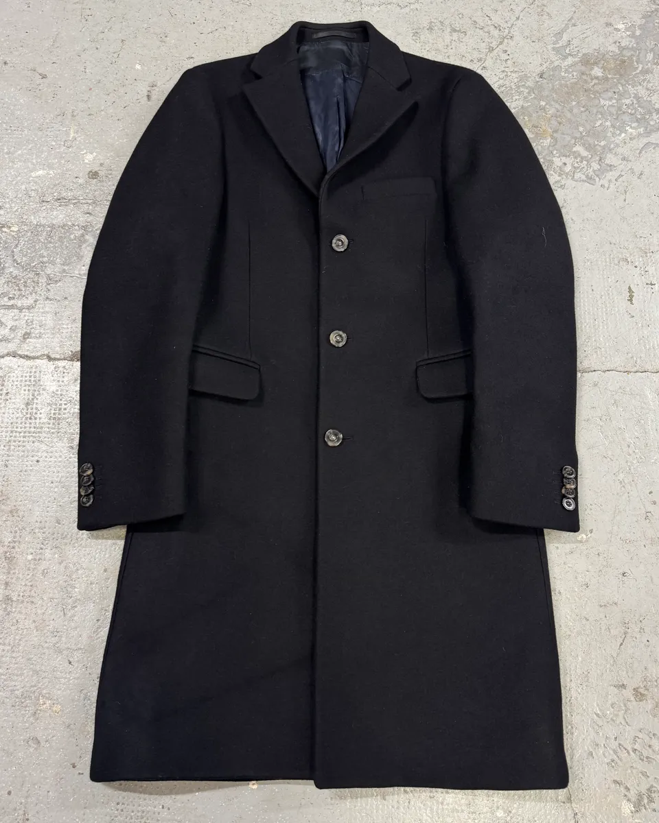 Acne Studios Black Wool Coat