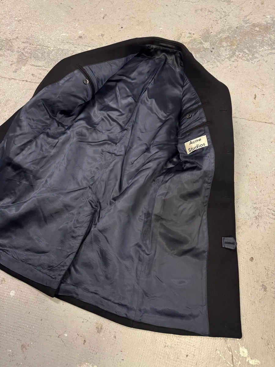Acne Studios Black Wool Coat - Image 10