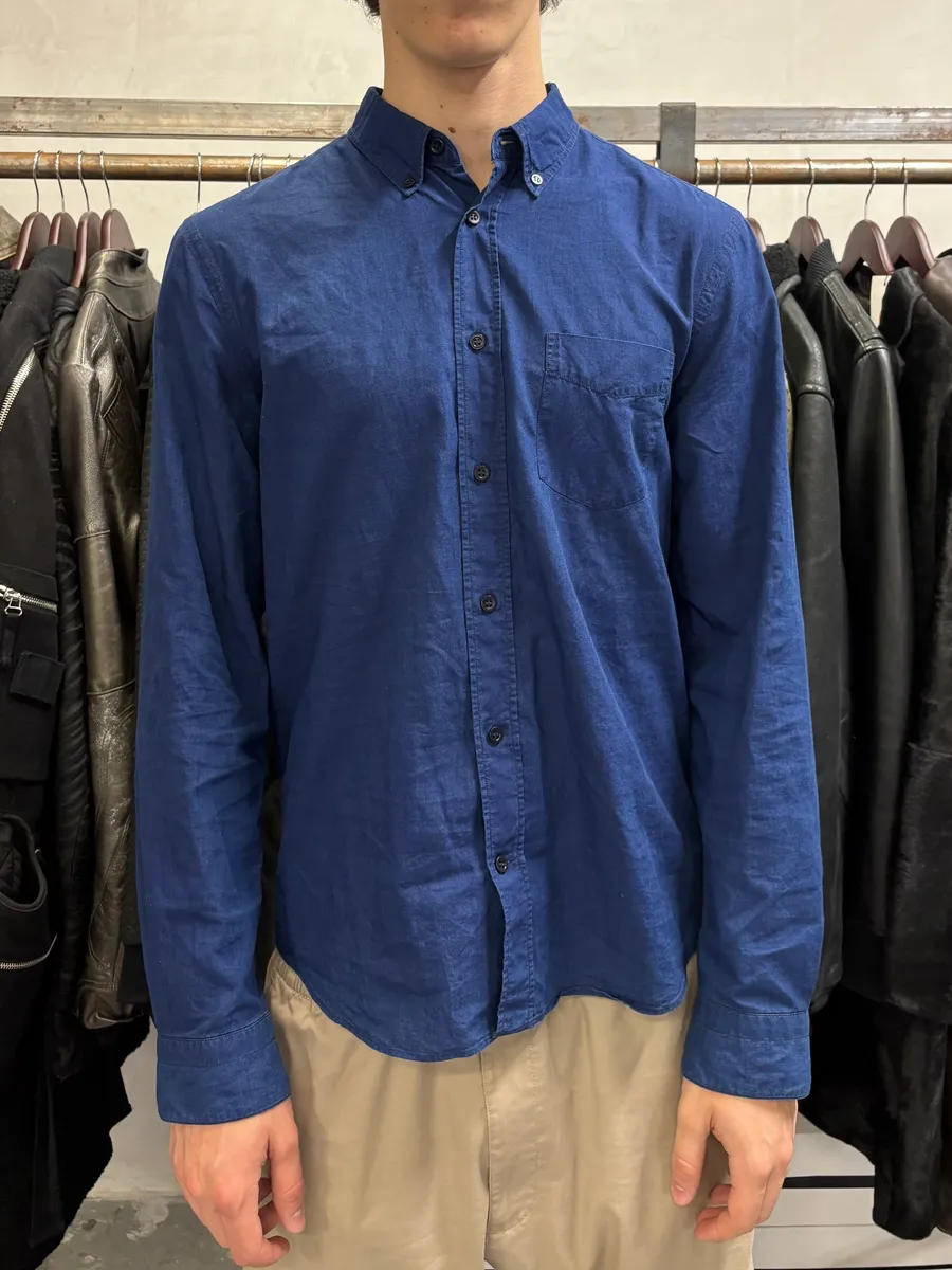 Acne Studios Blue Worker Shirt - Image 2