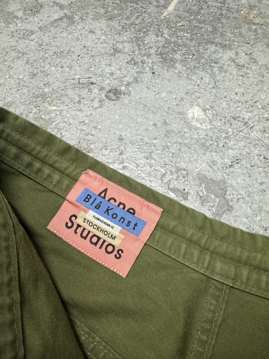 Acne Studios Green Cargo Pants - Image 11