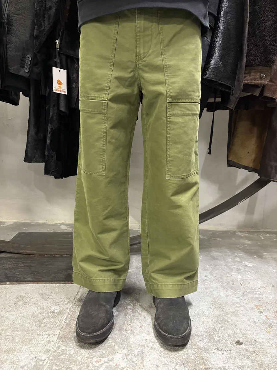 Acne Studios Green Cargo Pants - Image 3