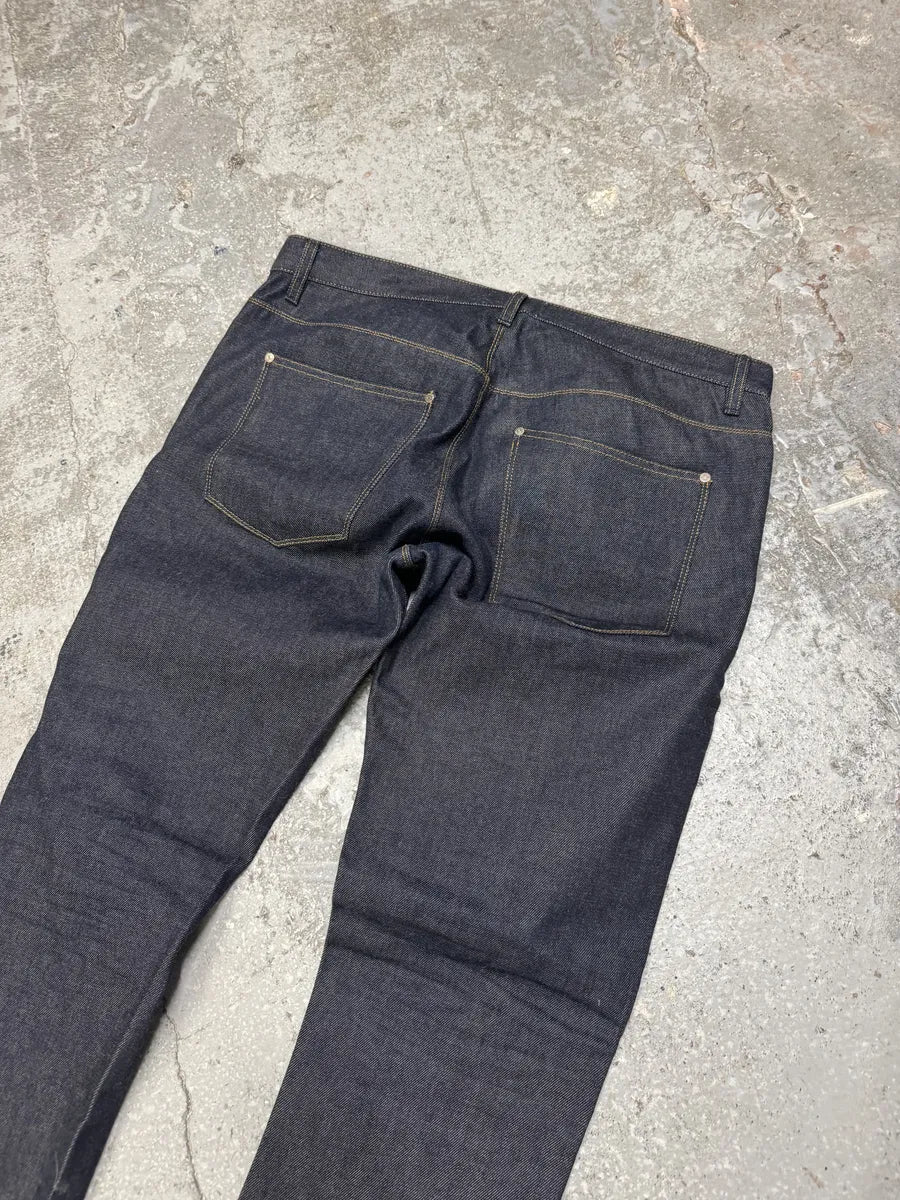 Acne Studios Navy Brut Denim Premium Jeans - Image 5