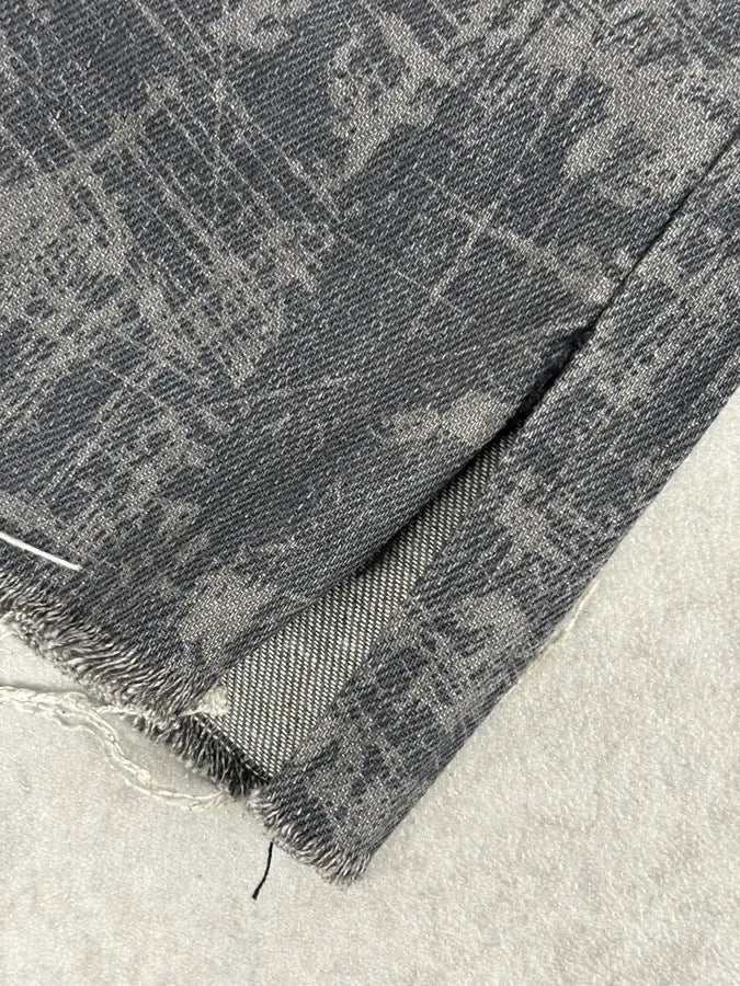 Acne Studios Needle Print Grey Effect Jeans - Image 10