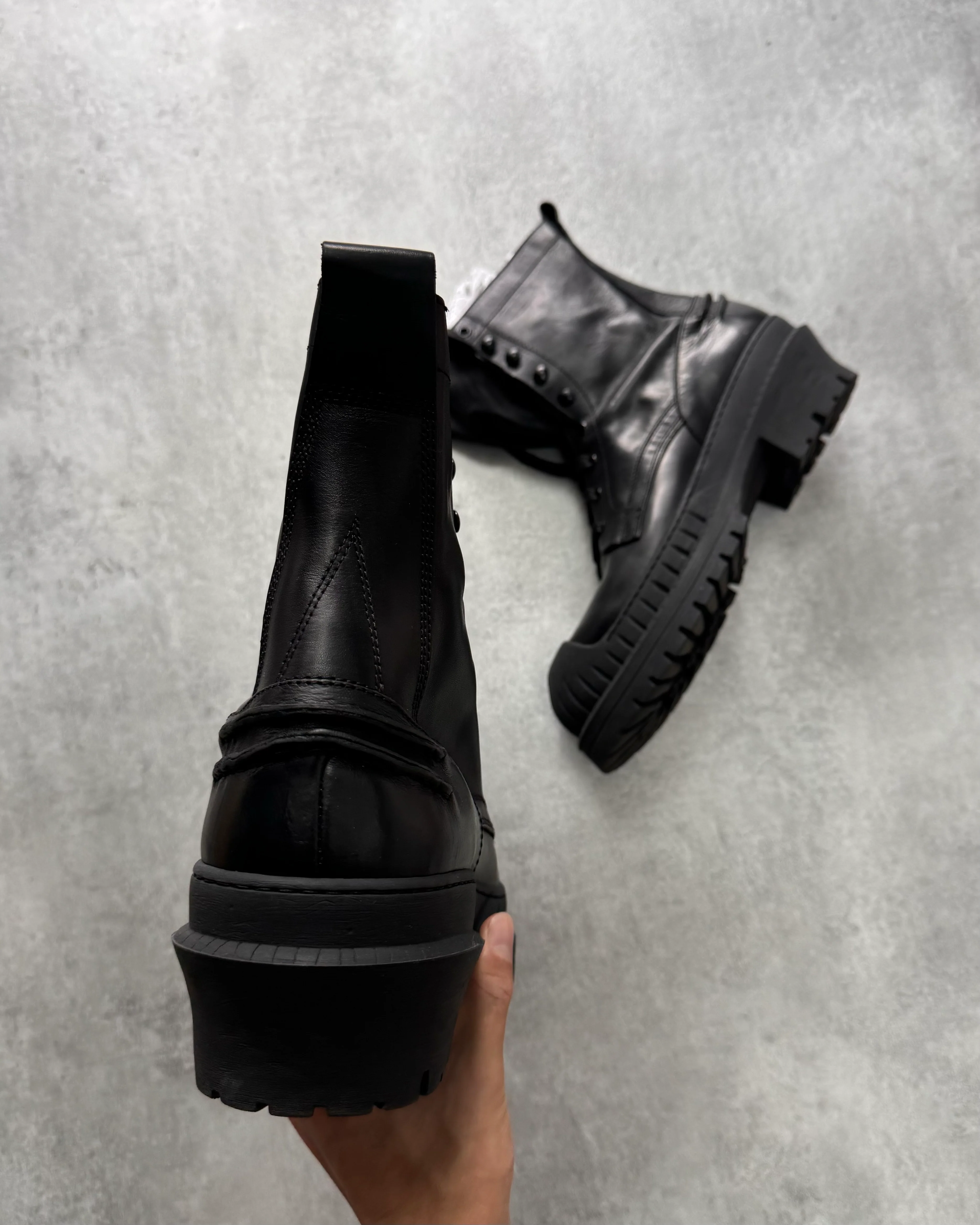 Acne Studios Trooper Black Ankle Boots - Image 8