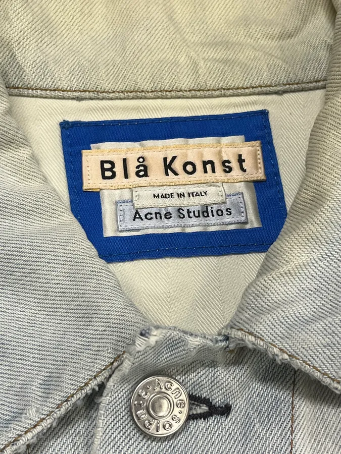 Acne Studios White Denim Light Jacket - Image 6