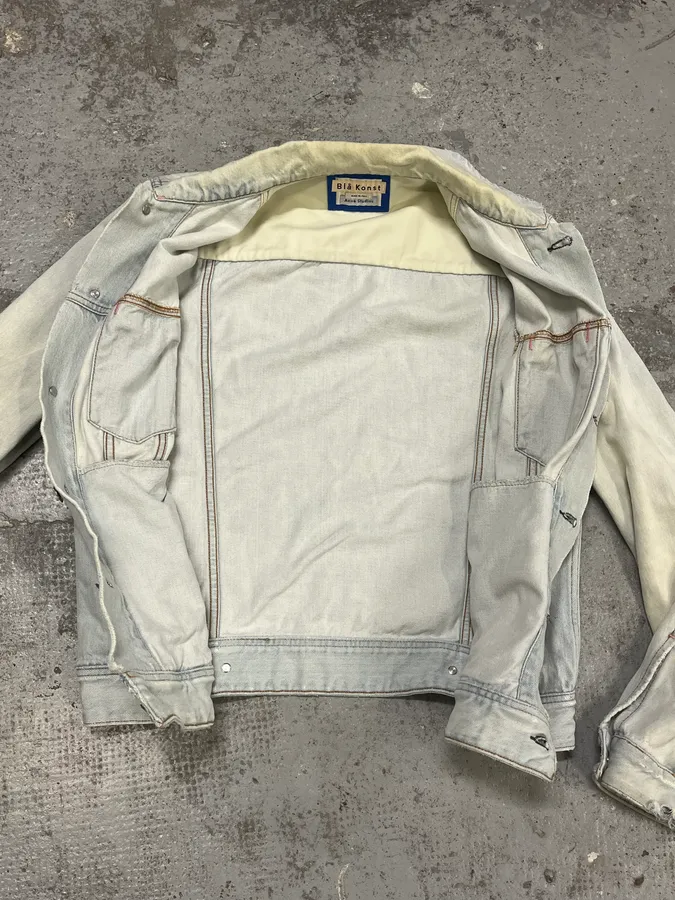 Acne Studios White Denim Light Jacket - Image 7