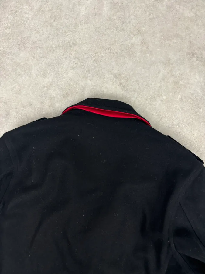 Agnes b Black Wool Contrast Collar Perfecto Jacket - Image 8