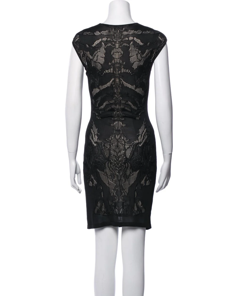 Alexander Mcqueen Skeleton Engineered Lace Knee-Length - Image 3