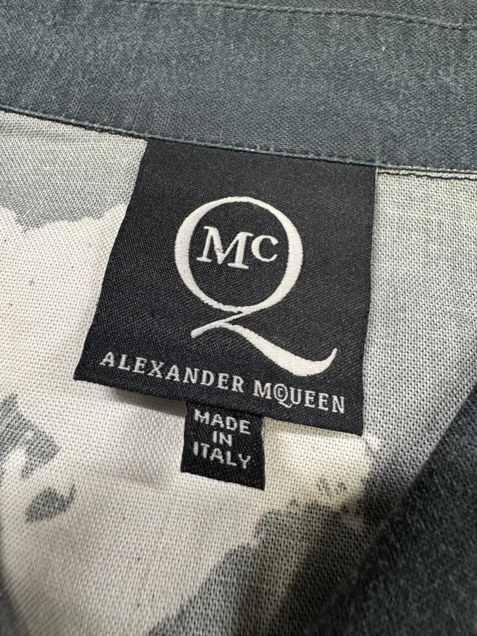 Alexander McQueen Black Contemporary Splash Zip Shirt Jacket - Image 7