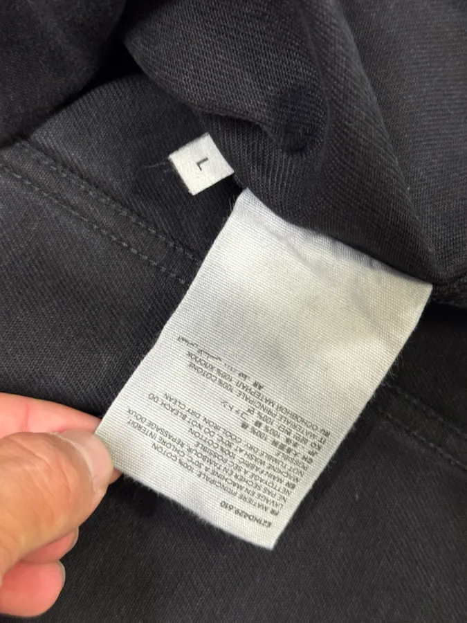 Ami Workwear Buttoned Black Cotton Jacket - Image 11