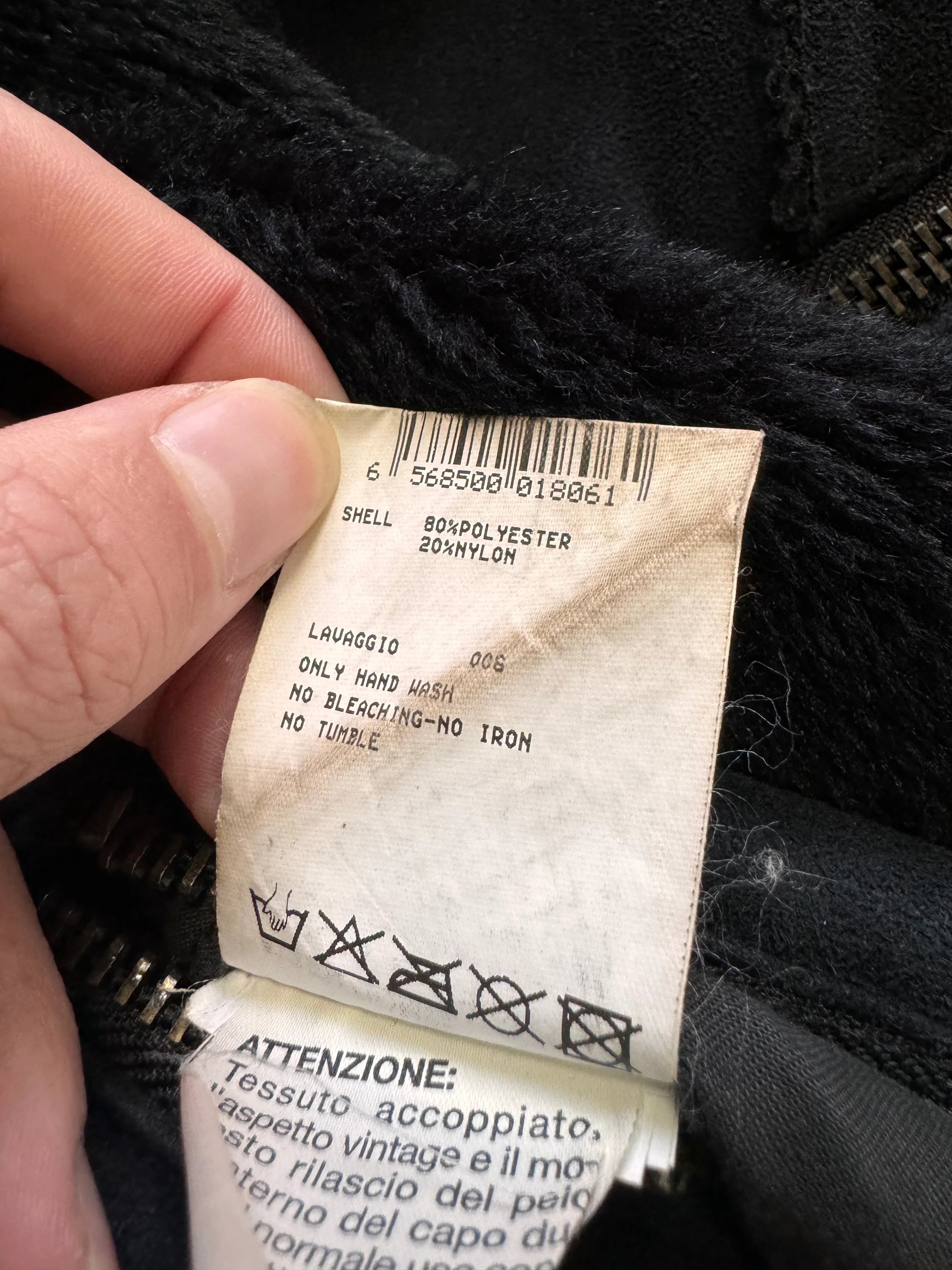 1990s Emporio Armani Arm Zip Asymmetrical Jacket - Image 6