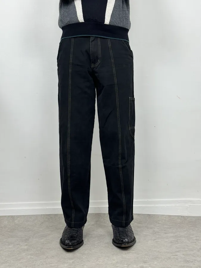 Armani Dark Lines Oversized Pants