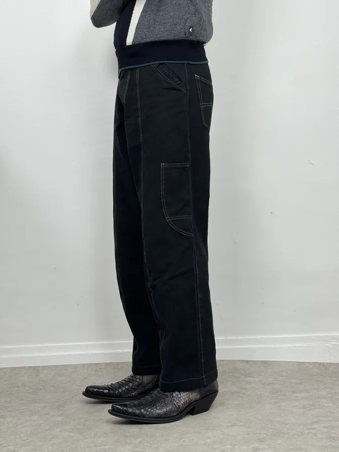 Armani Dark Lines Oversized Pants - Image 2