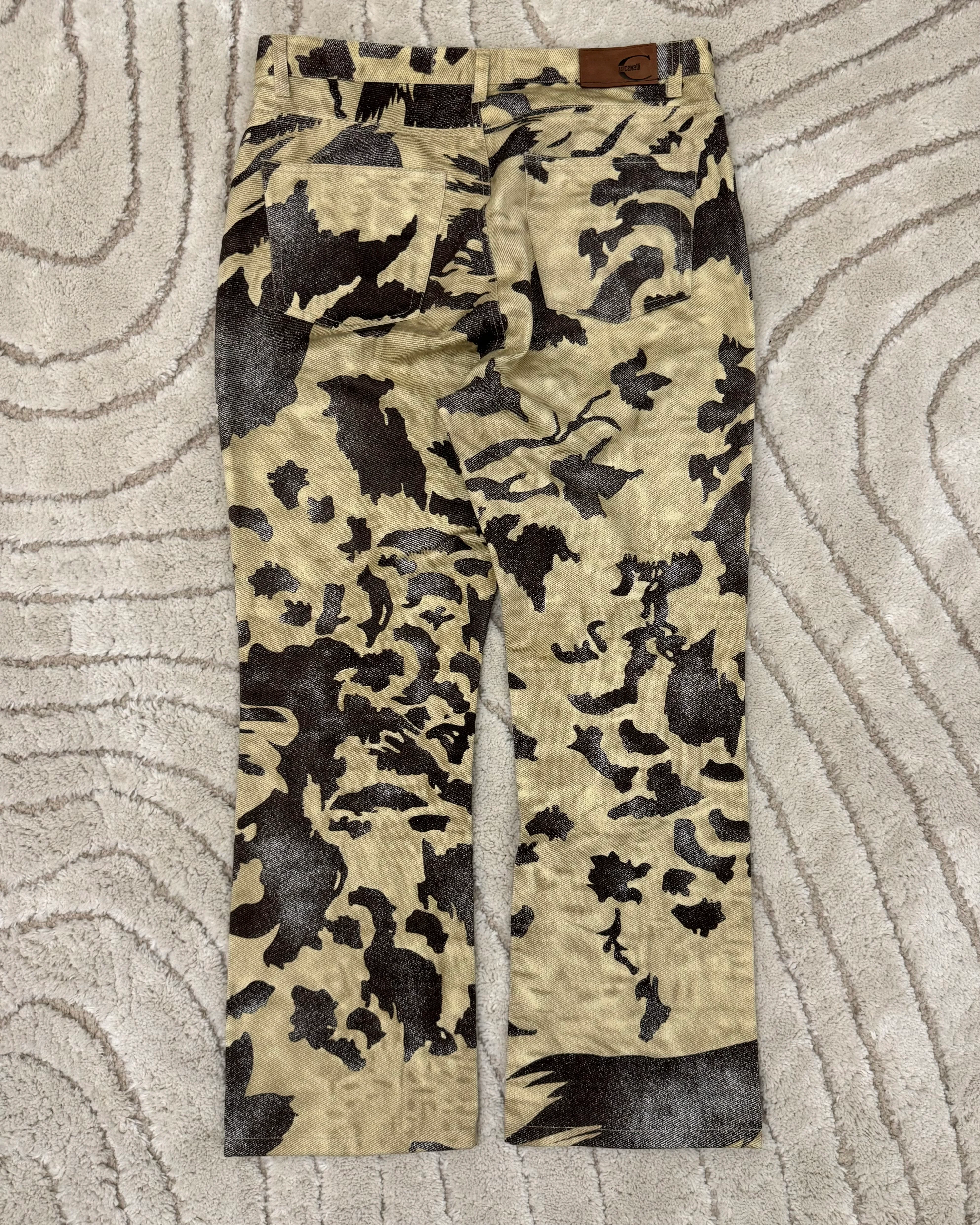 AW01/02 Cavalli Hunter Camouflage Pants (M) - Image 2