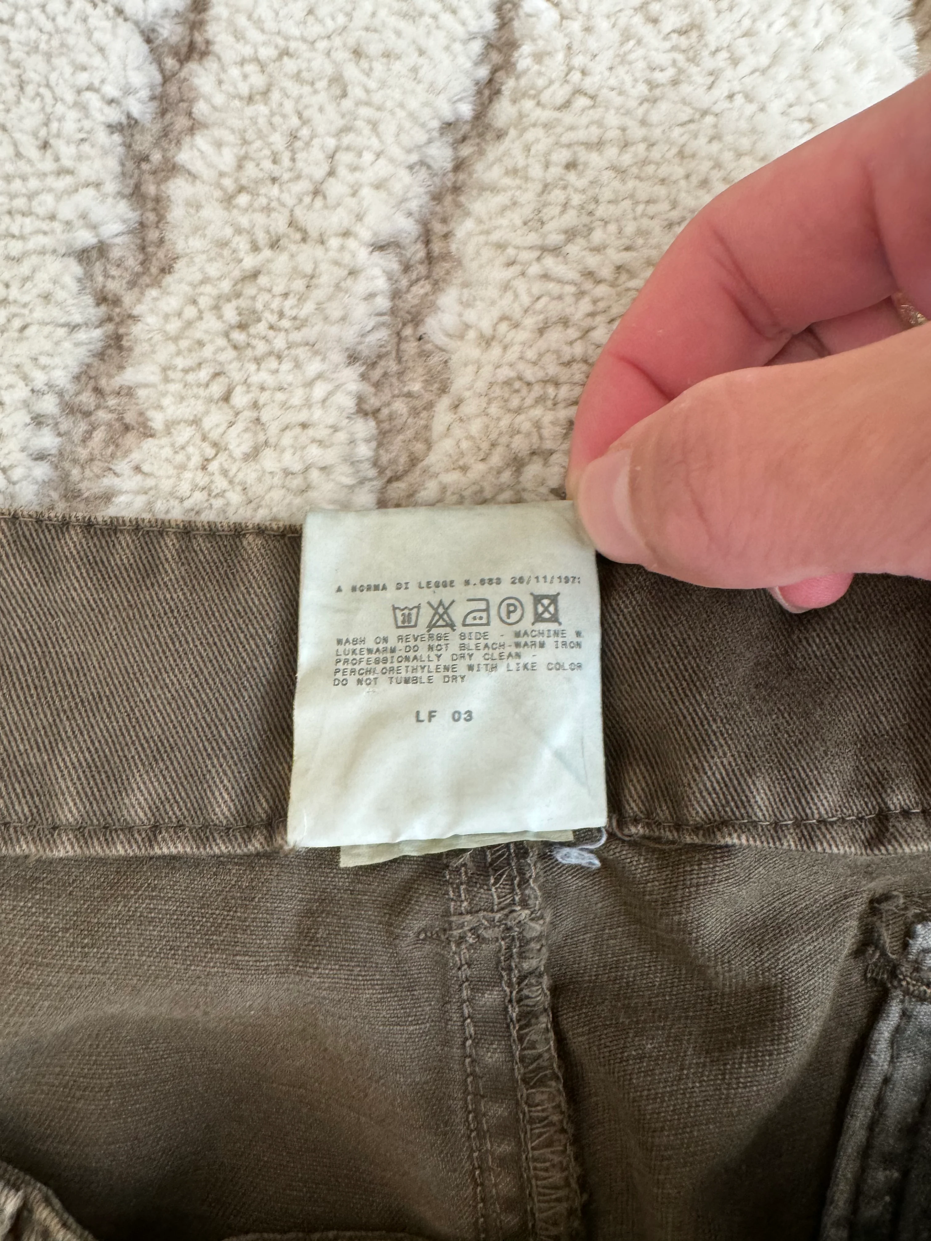 AW04 Dolce & Gabbana Racer Cargo Pants (S) - Image 7