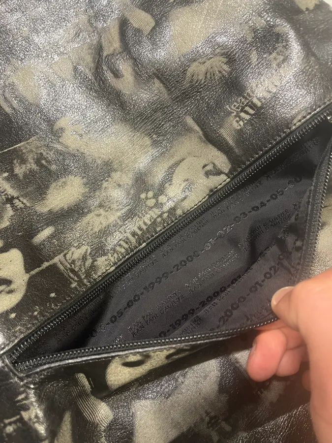 AW1995 Jean Paul Gaultier Brut Obscure Humanoid Leather Shoulder Bag - Image 11
