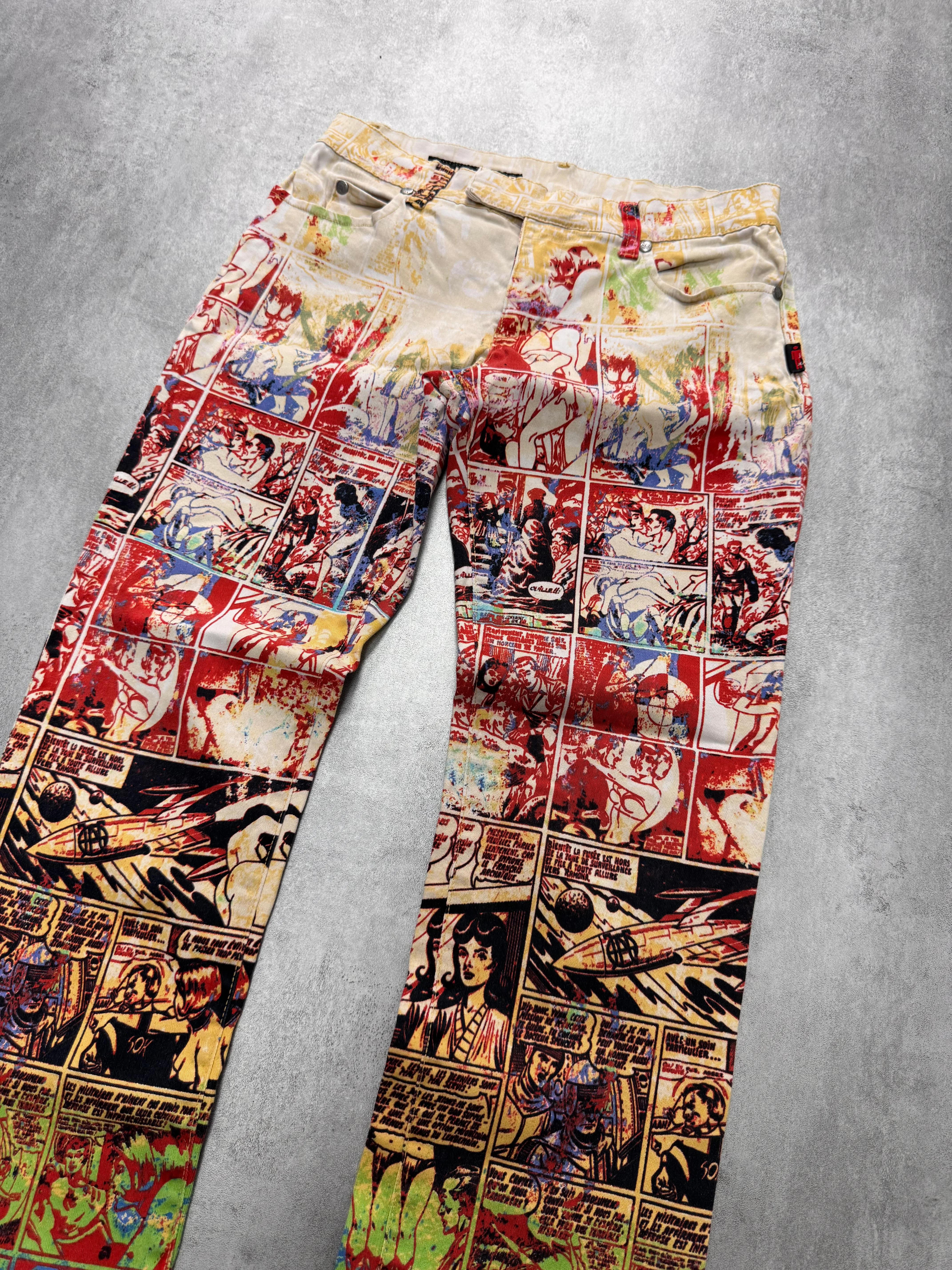AW1995 Jean Paul Gaultier Erotic Comics Pants - Image 2