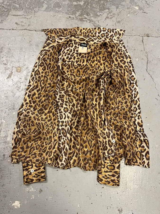 AW1996 Dolce & Gabbana Leopard Print Shirt - Image 10