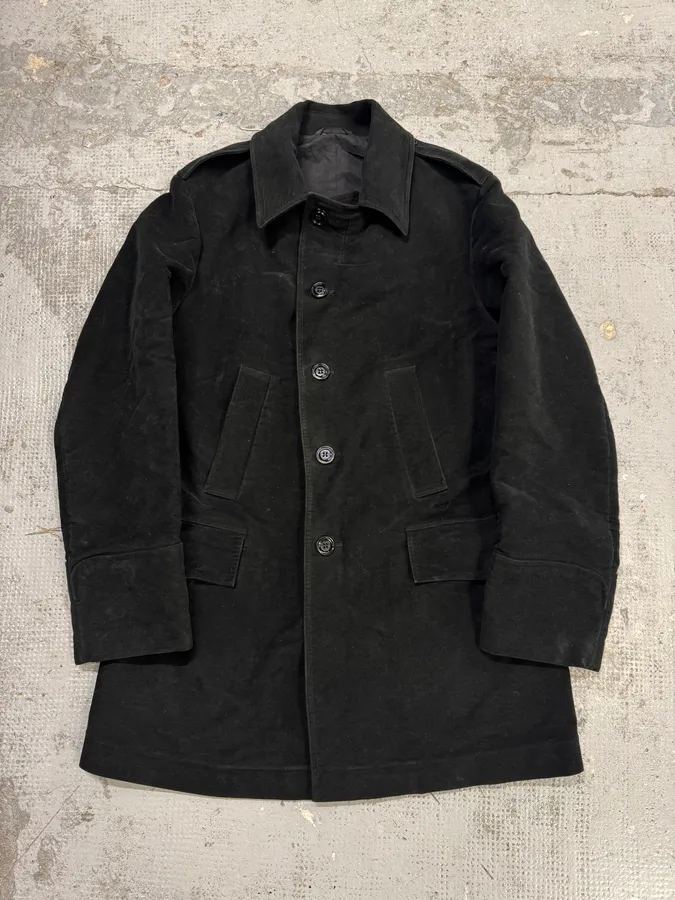AW1997 Gucci Black Buttoned Coat