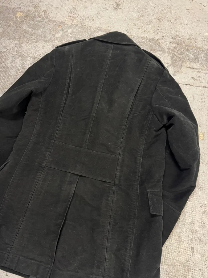 AW1997 Gucci Black Buttoned Coat - Image 7