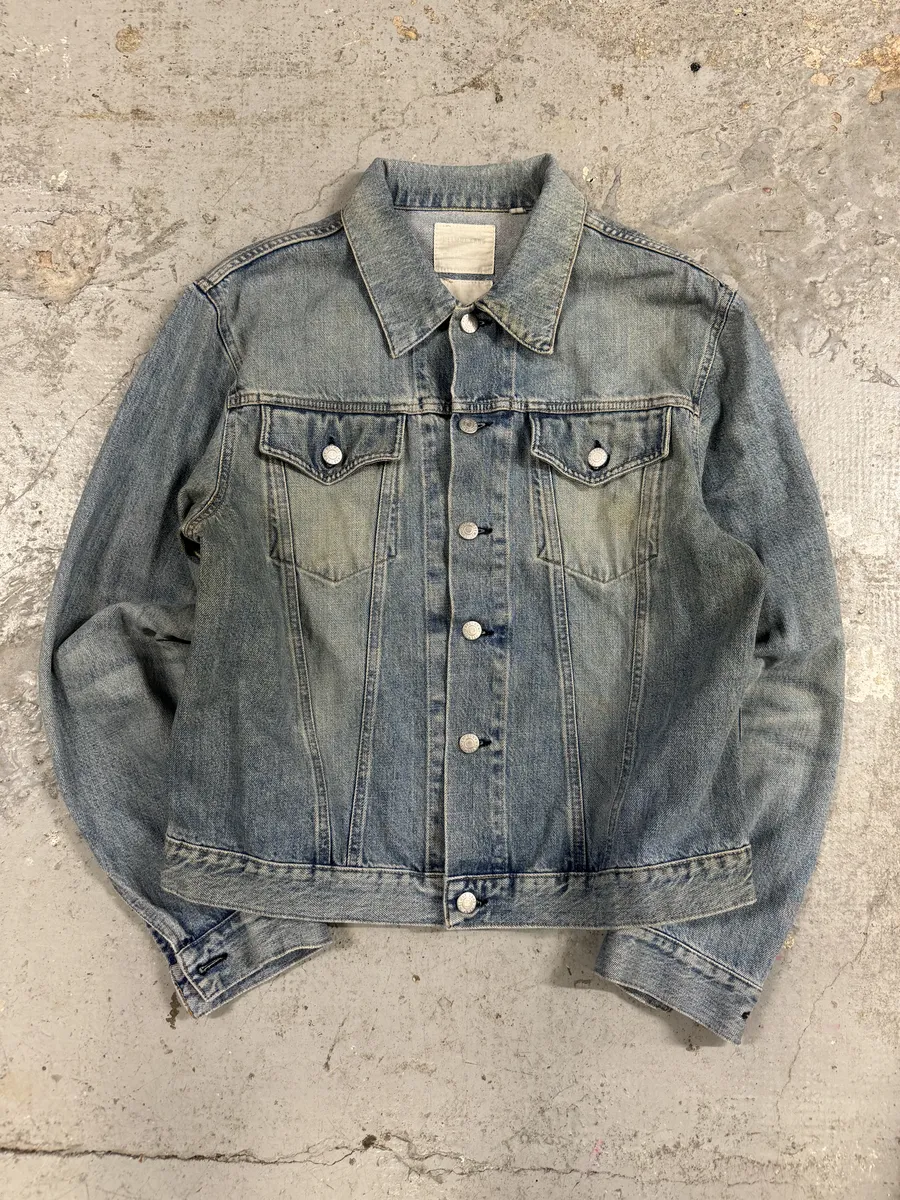 AW1998 Helmut Lang Faded Blue Denim Jacket - Image 4