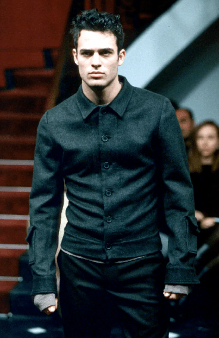 AW1999 Dolce & Gabbana Dark Grey Classy Cargo Cashmere Jacket - Image 2