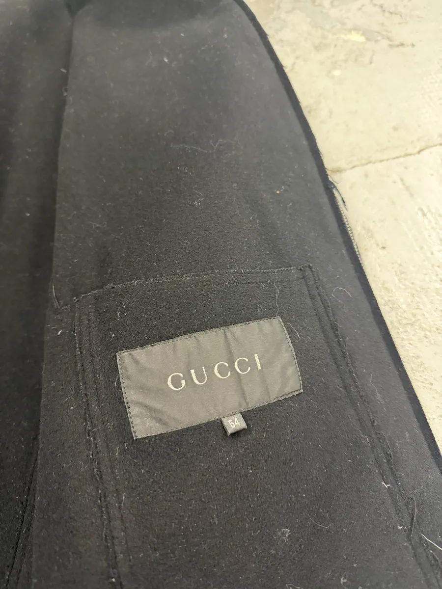 AW1999 Gucci Black Pony Hair Leather Jacket by Tom Ford - Image 11