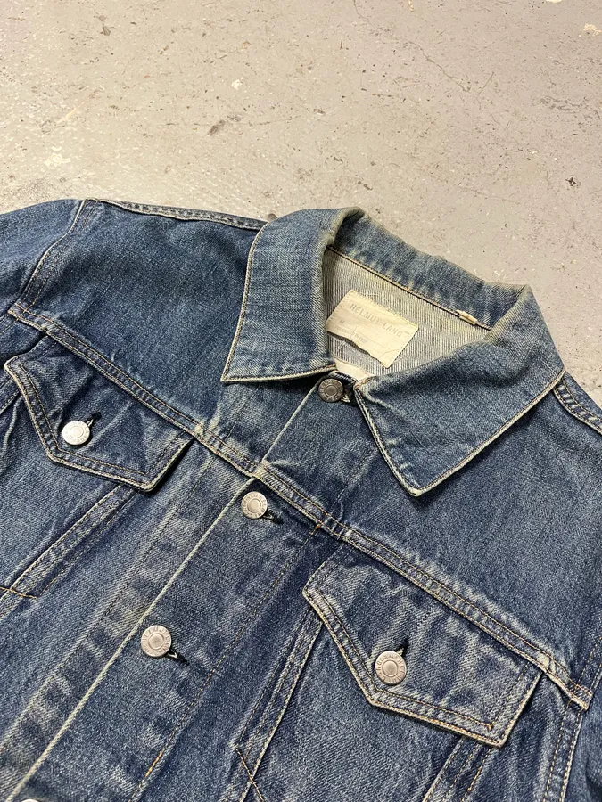 AW1999 Helmut Lang Blue Faded Denim Jacket - Image 7