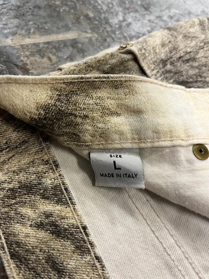 AW1999 Roberto Cavalli Wolf Fur Effect Pants - Image 10