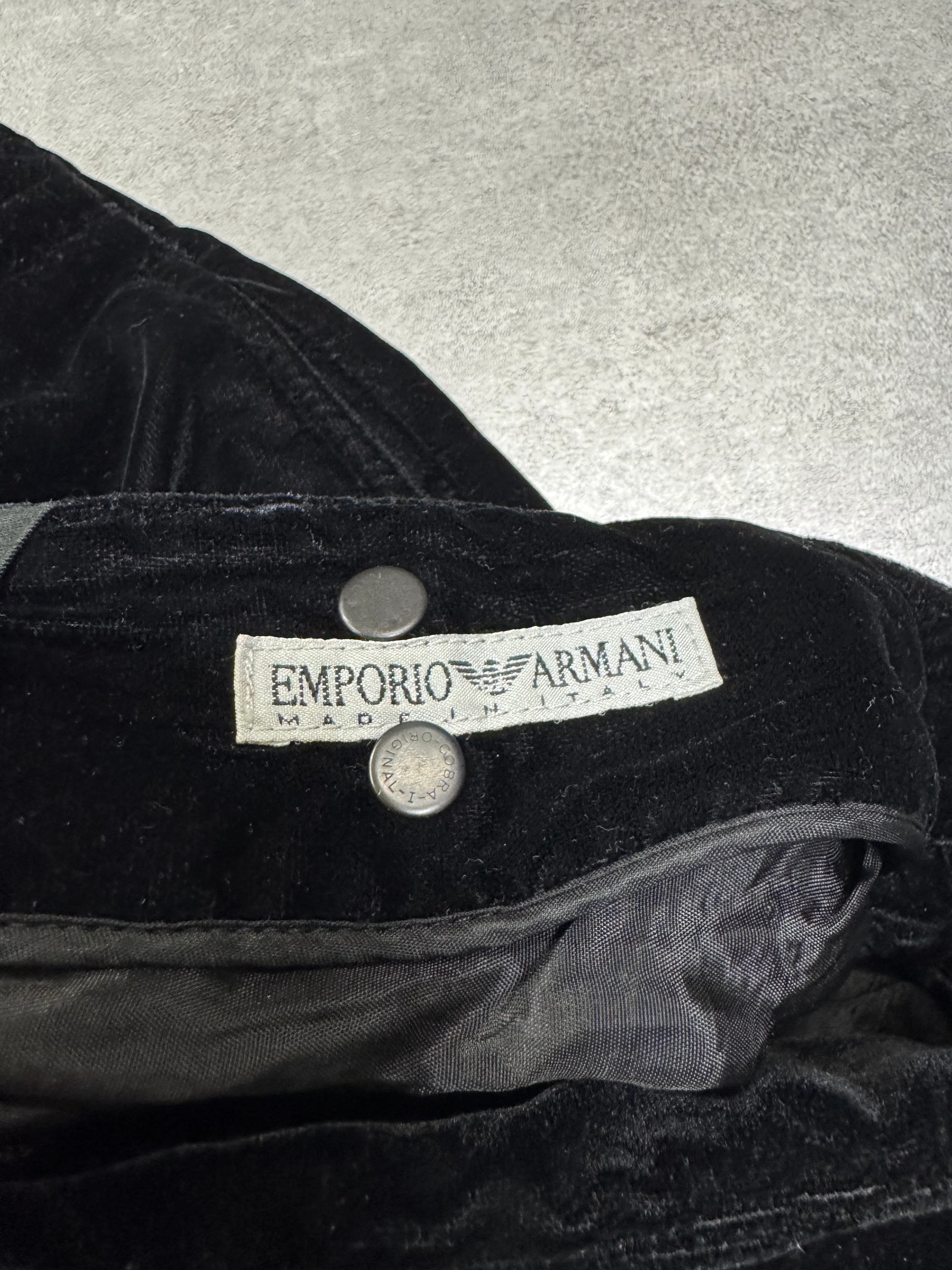 AW2000 Emporio Armani Black Sleek Pants - Image 5