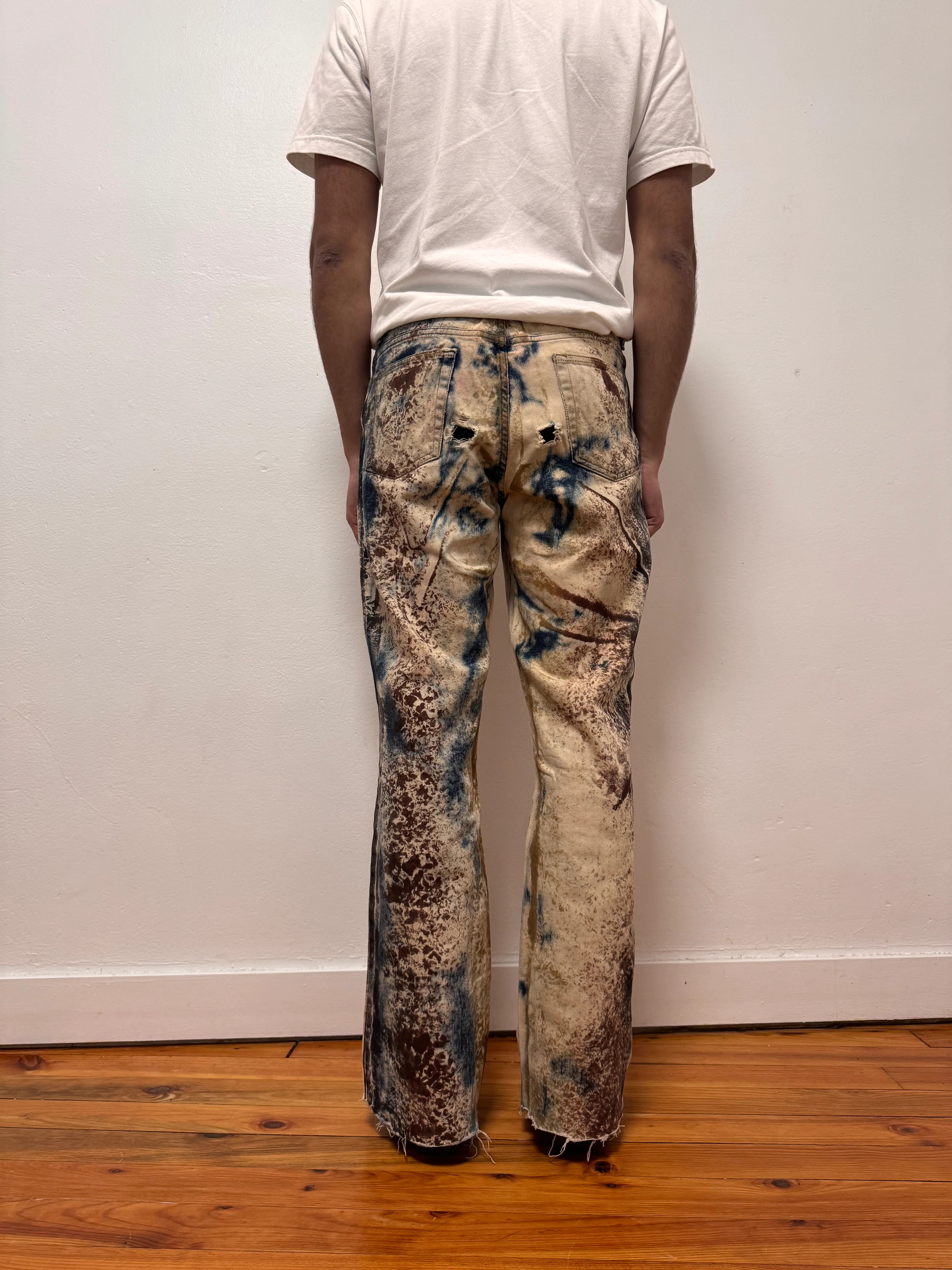 AW2001 Cavalli World Rust Eroded Ultimate Pants - Image 3