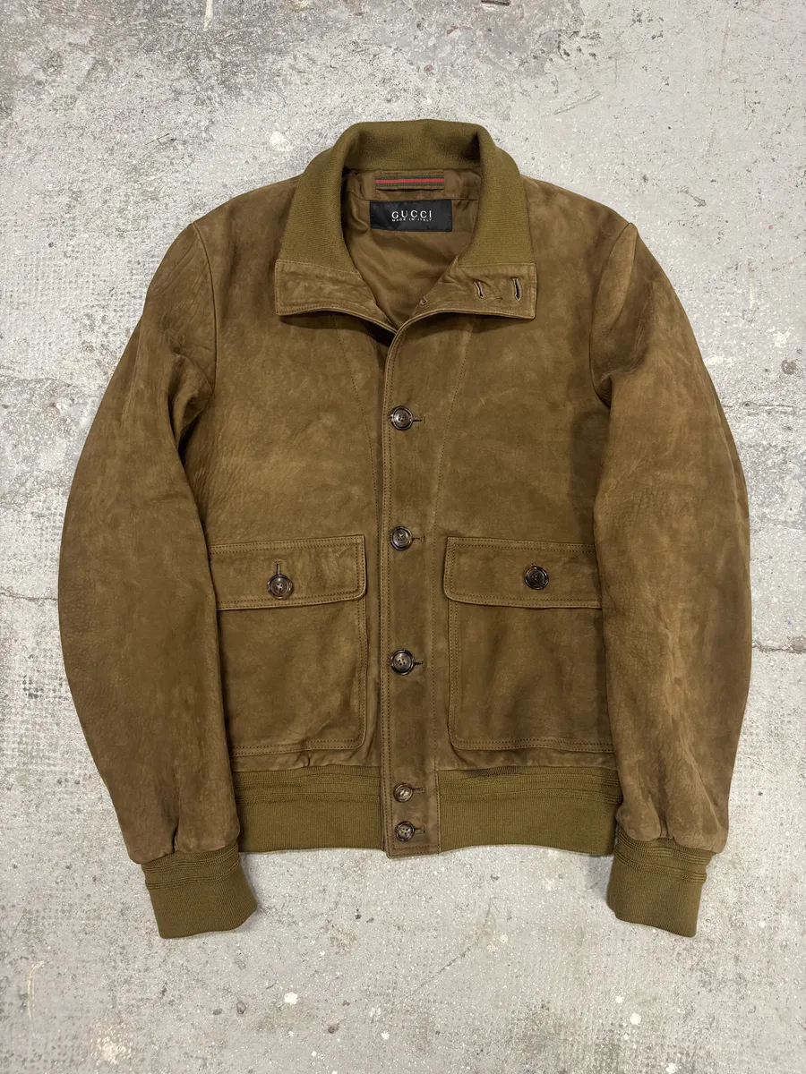AW2001 Gucci Brown/Camel Italian Leather Jacket by Tom Ford - Image 6