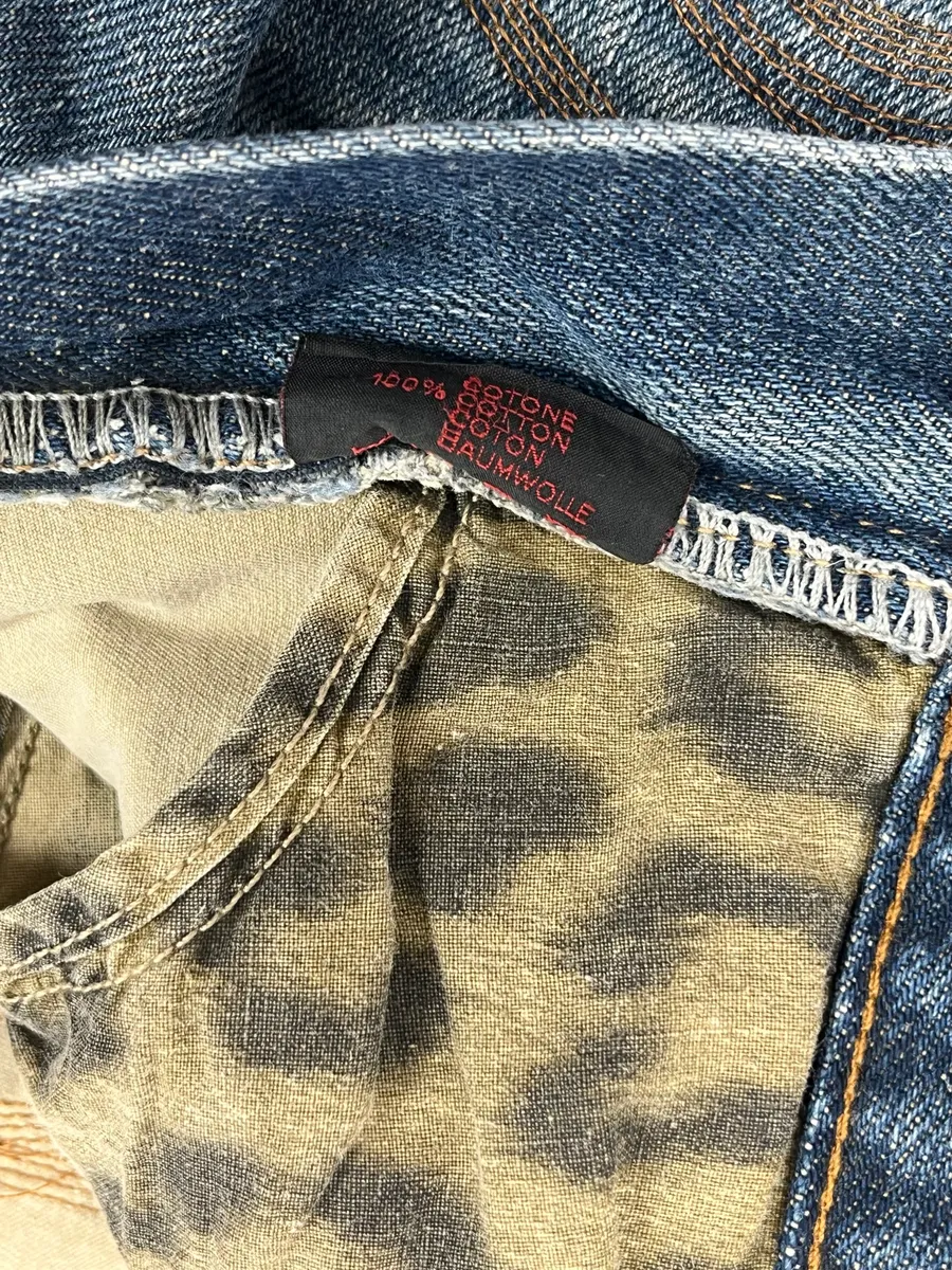 AW2001 Roberto Cavalli Royal Wings Embroidered Blue Denim Jeans - Image 11