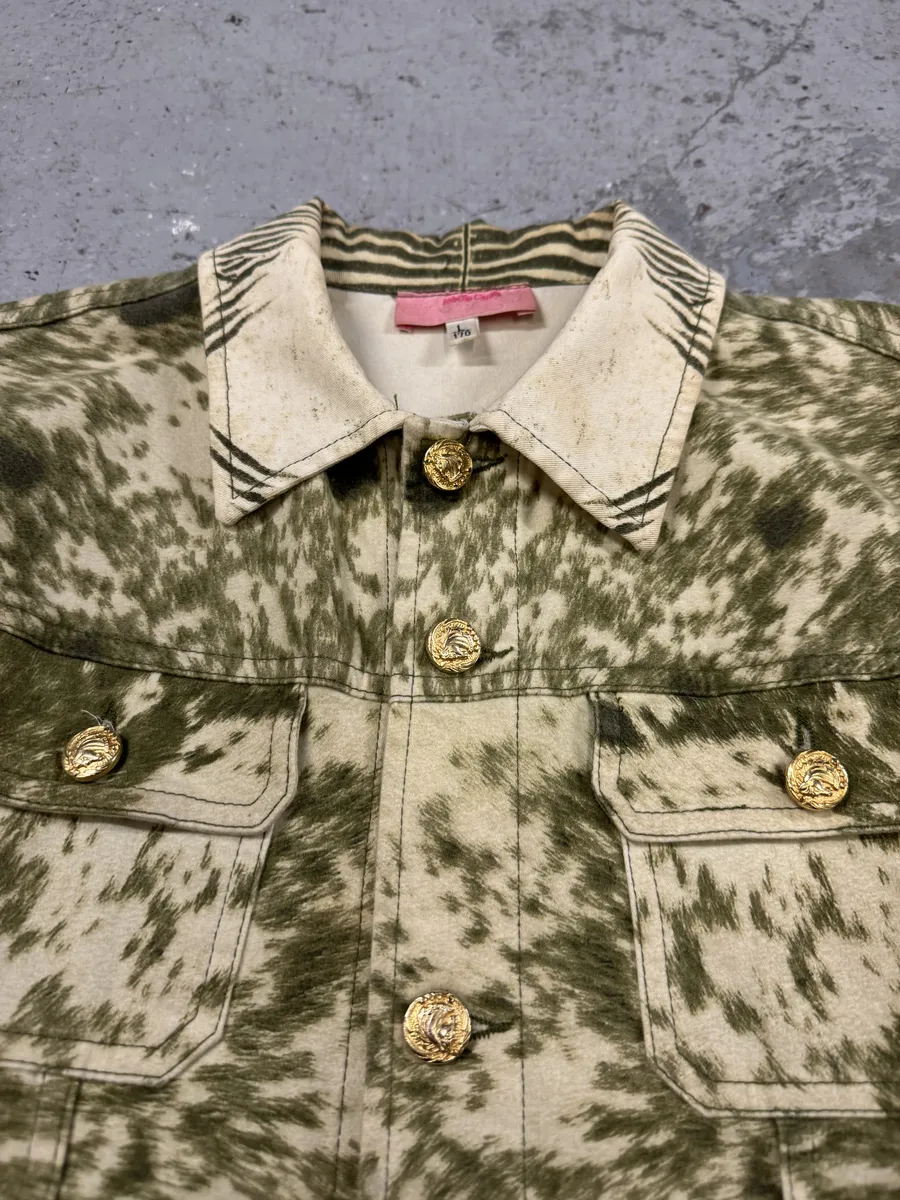 AW2001 Roberto Cavalli Zebra Fury Cawprint Movement Jacket - Image 9