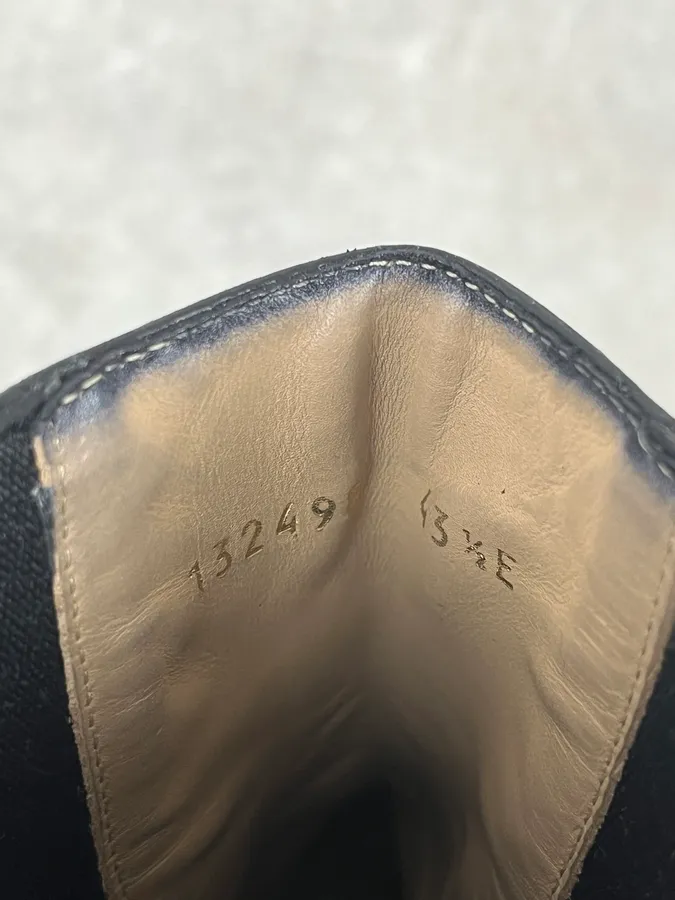 AW2002 Gucci Black Minimalist Leather Boots - Image 10