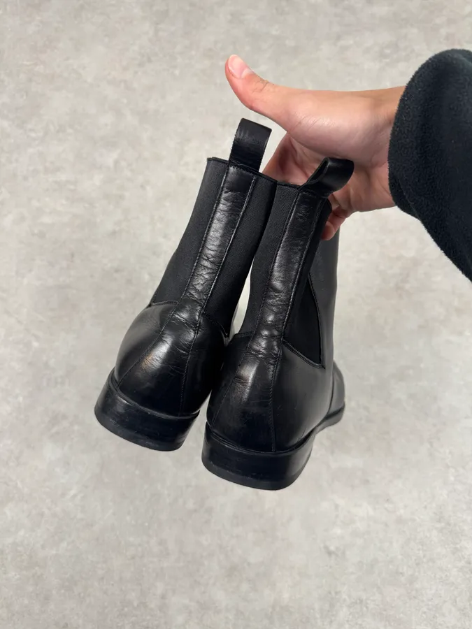 AW2002 Gucci by Tom Ford Black Leather Boots - Image 5