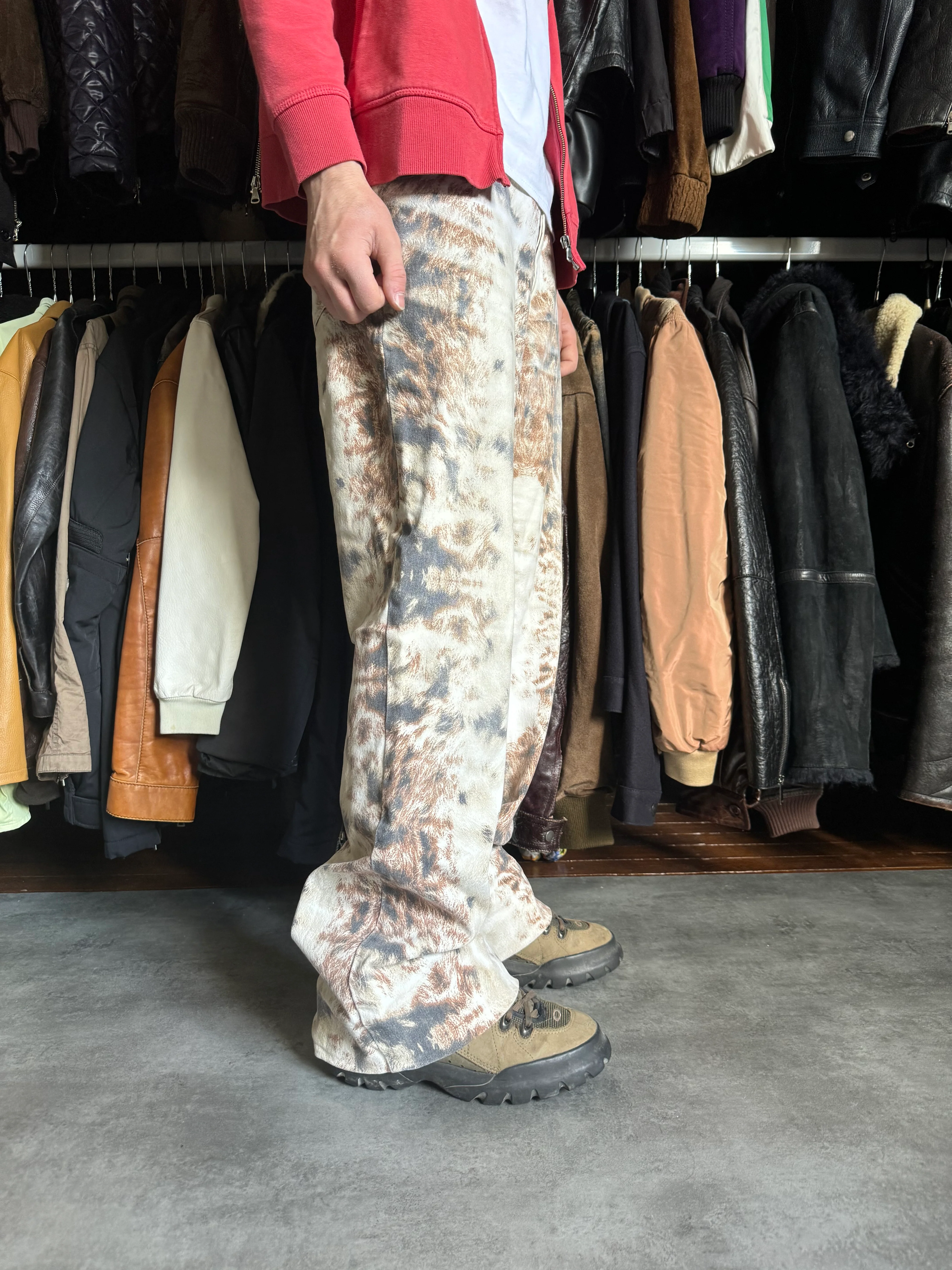 AW2003 Cavalli Animal Fur Print Cozy Pants - Image 4