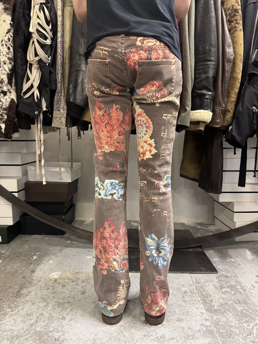 AW2003 Cavalli Asian World Fantasy Grey Pants - Image 3