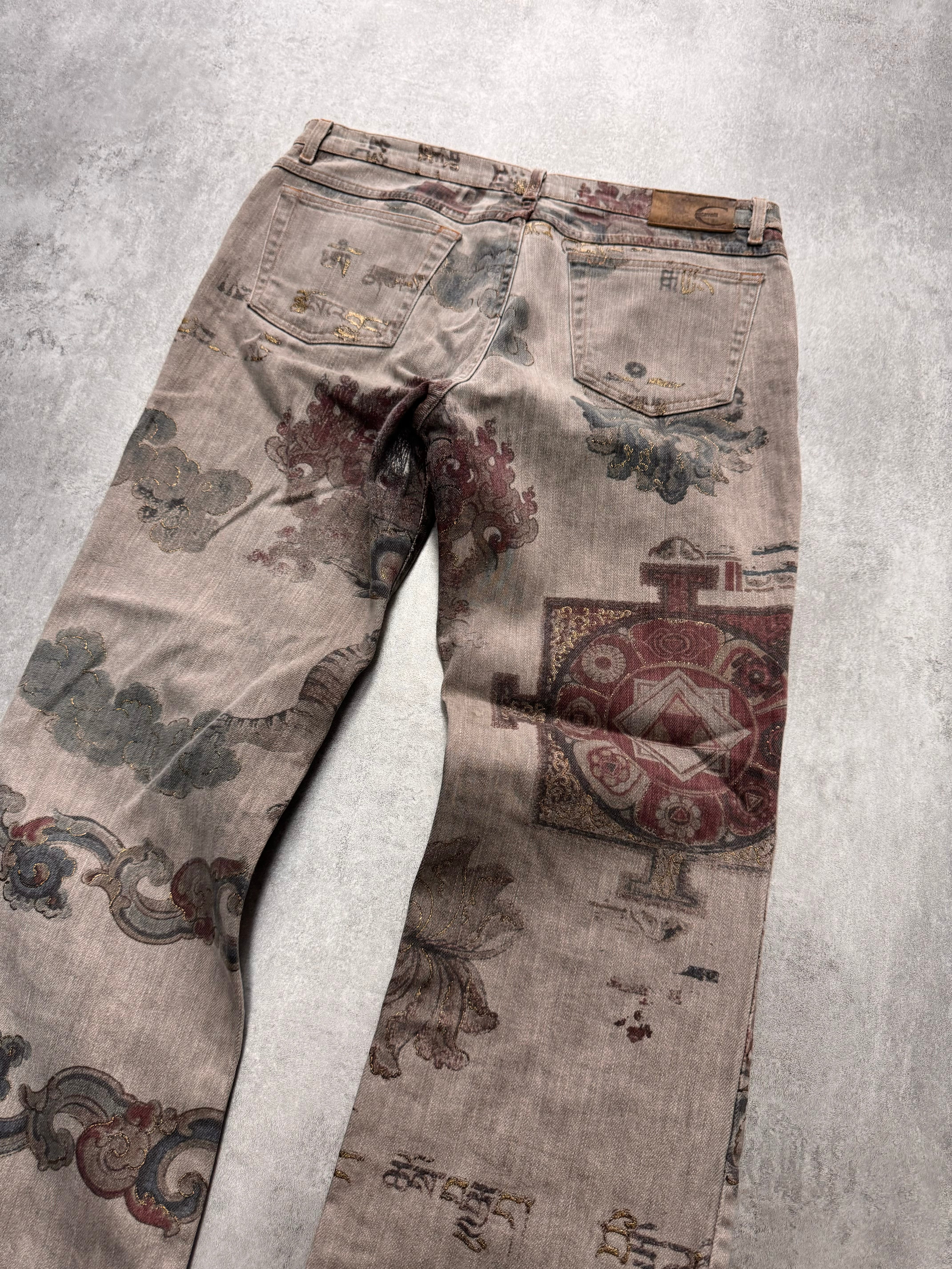 AW2003 Cavalli Asian World Grey Pants - Image 4
