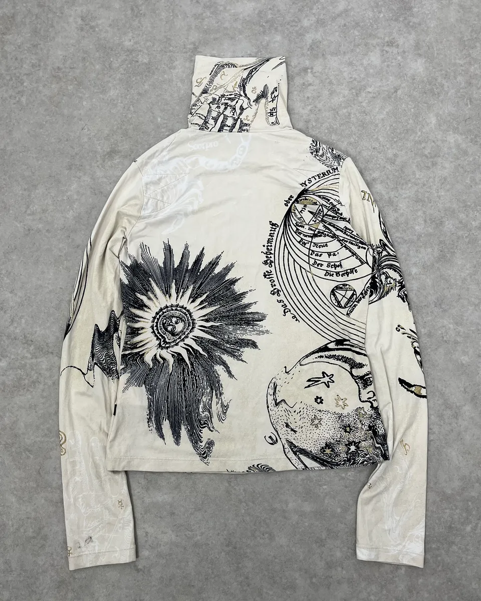 AW2003 Cavalli Beige Turtleneck Longsleeve - Image 6