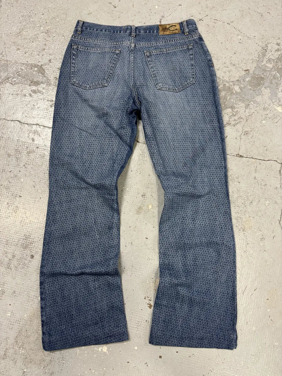 AW2003 Cavalli Blue Pointed Denim Jeans - Image 2