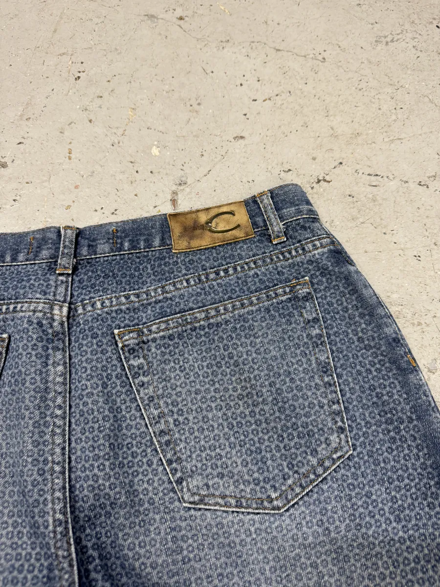 AW2003 Cavalli Blue Pointed Denim Jeans - Image 3